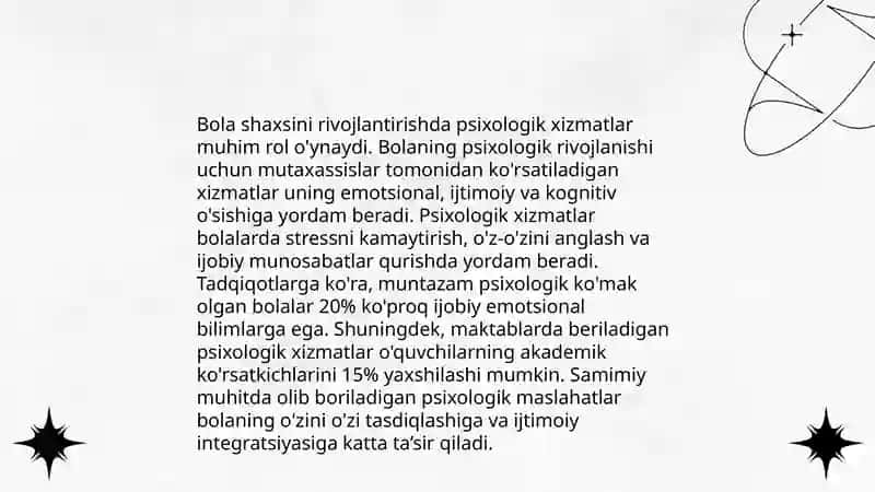 Maktabgacha taʼlim muassasalarida psixologik xizmat 4