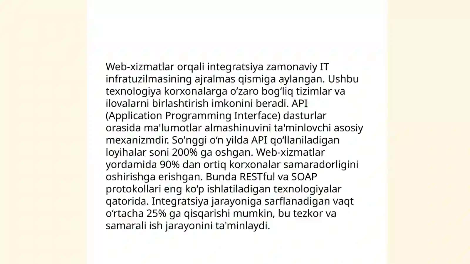Web-sahifalarni integratsiyalash tamoyillari 4