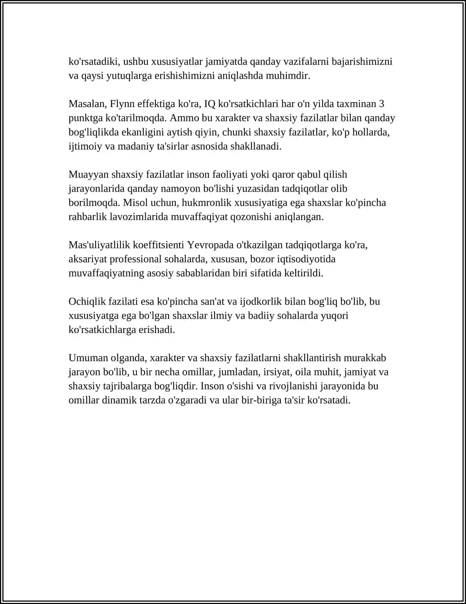 HARAKTER 4