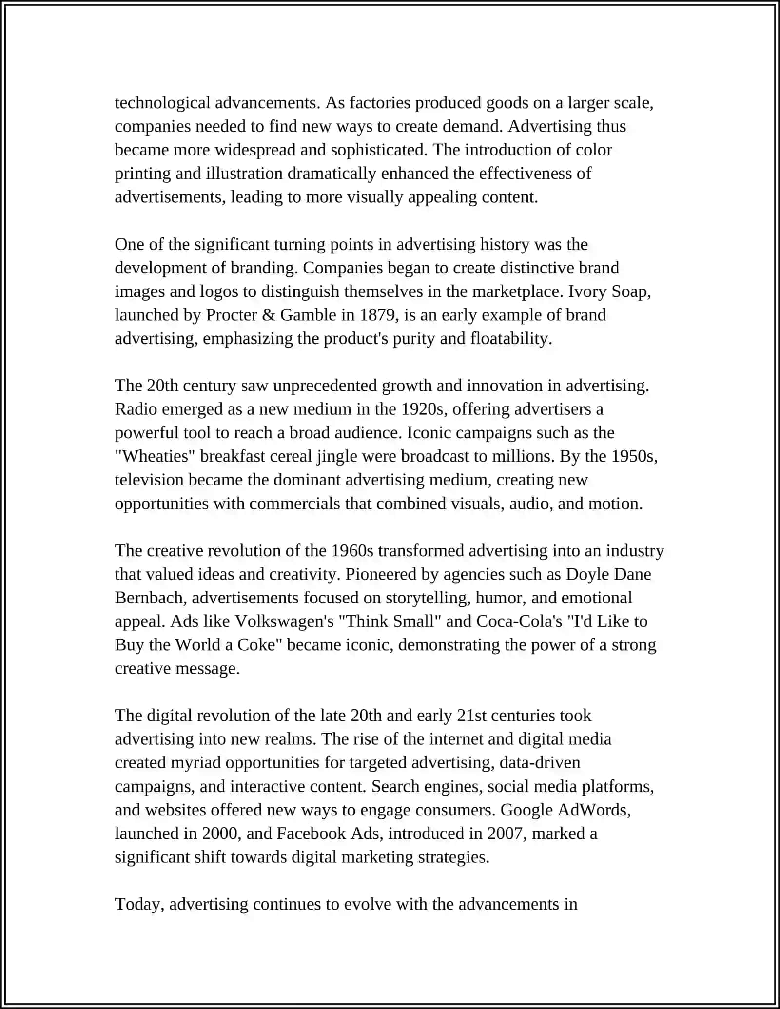 MUSTAQIL ISH: Theme: ADVERTISING (2025-2026) 4