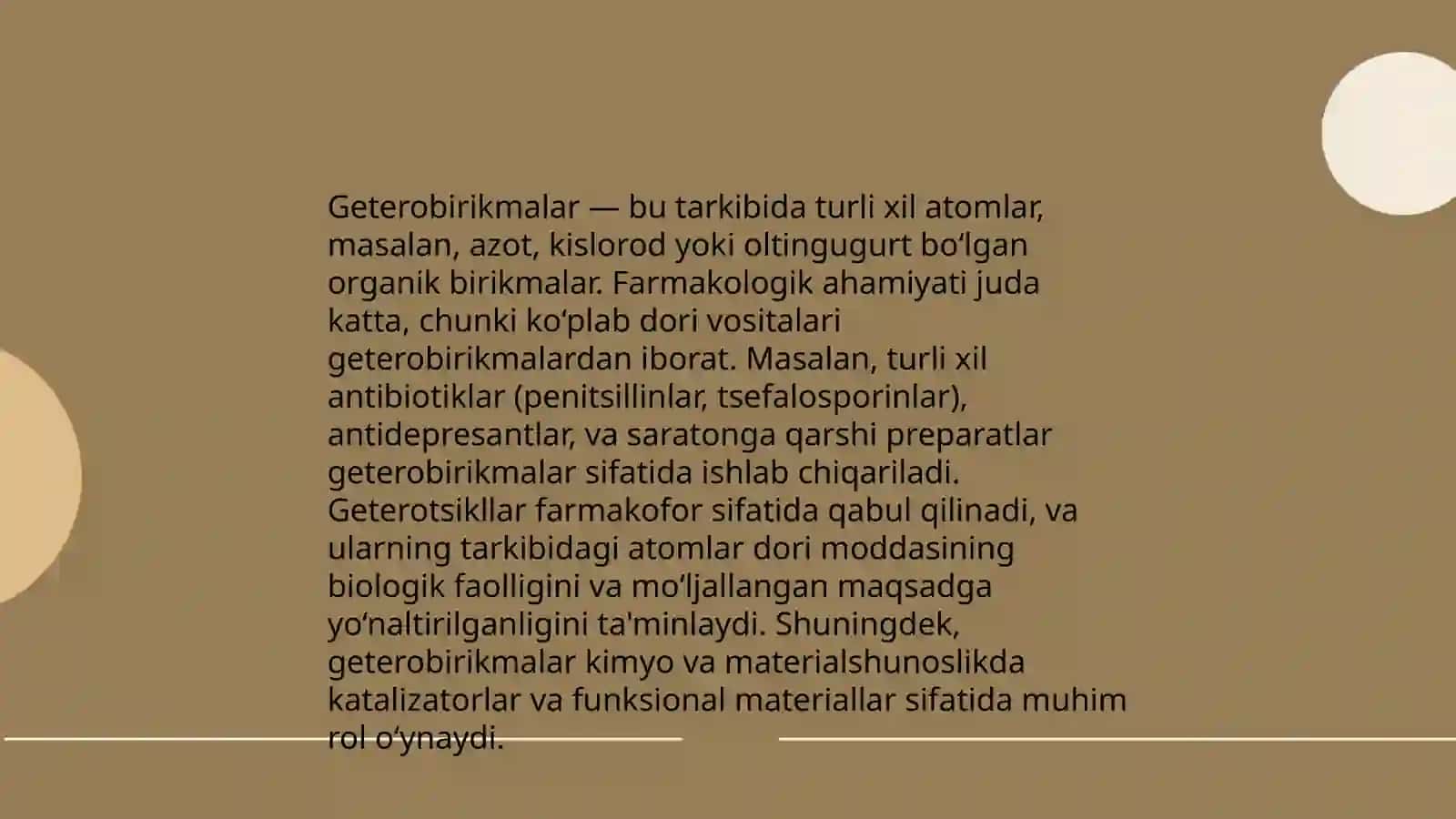 Geterobirikmalar asosida olinadigan dori vositalari 4