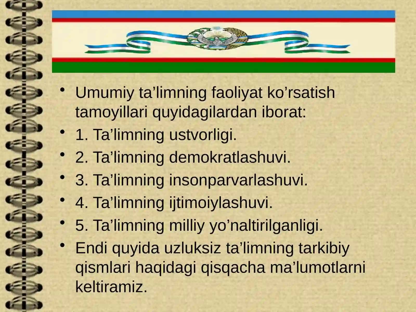 O’zbekistonda shakllangan ta’lim tizimini islohetish 4