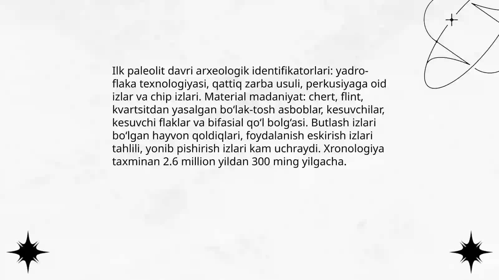 Ilk paleolit davri arxeologiyasi 4