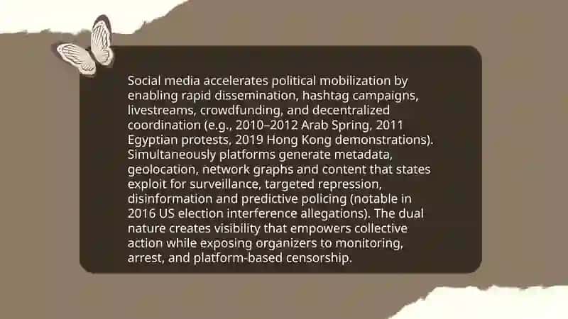 Social media: revolutionizing communication or eroding privacy? 4