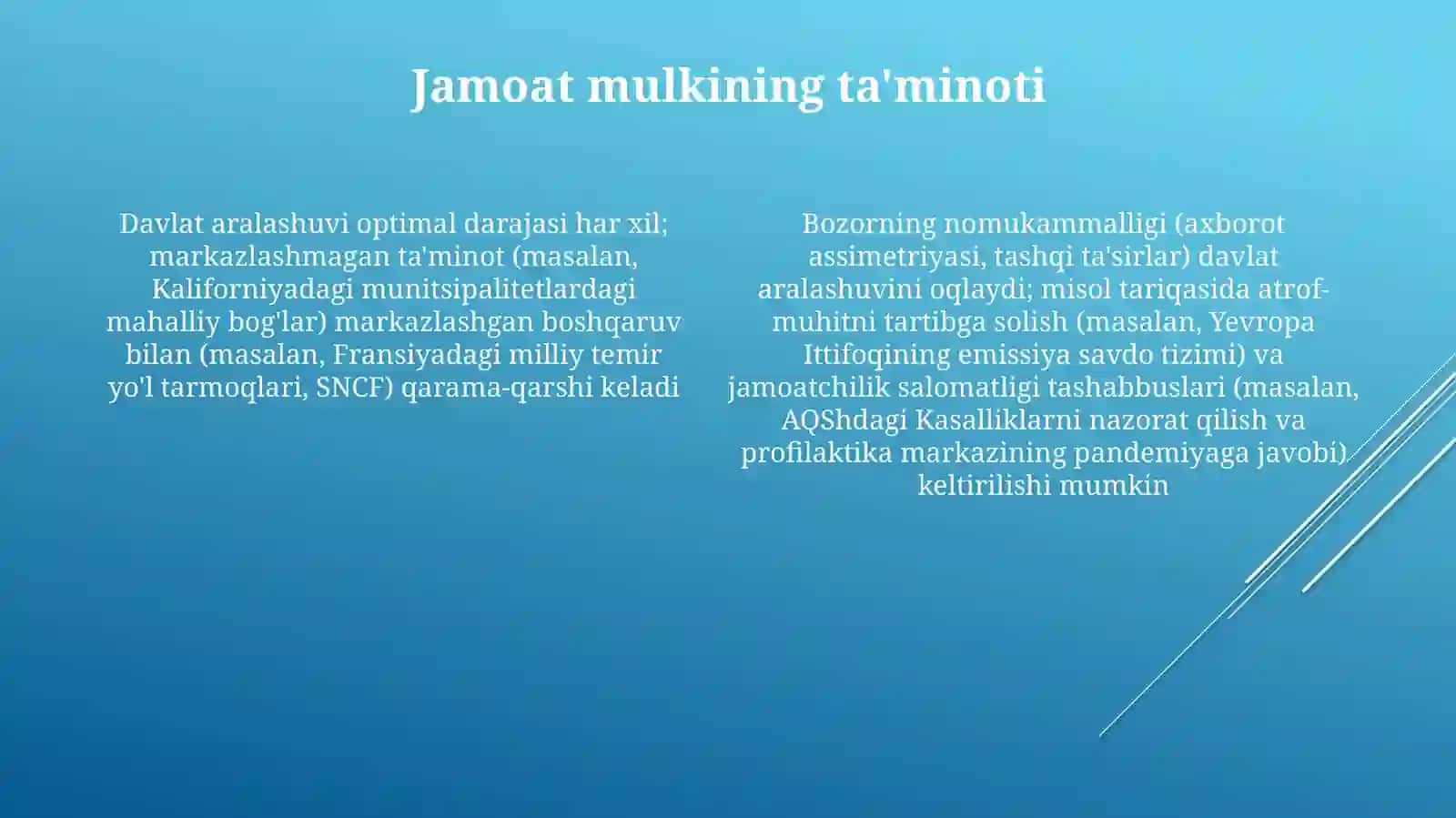 Davlatning iqtisodiyotdagi roli 4