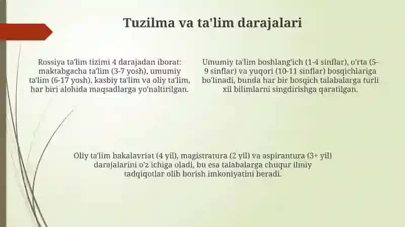 Rossiya talim tizimi 4