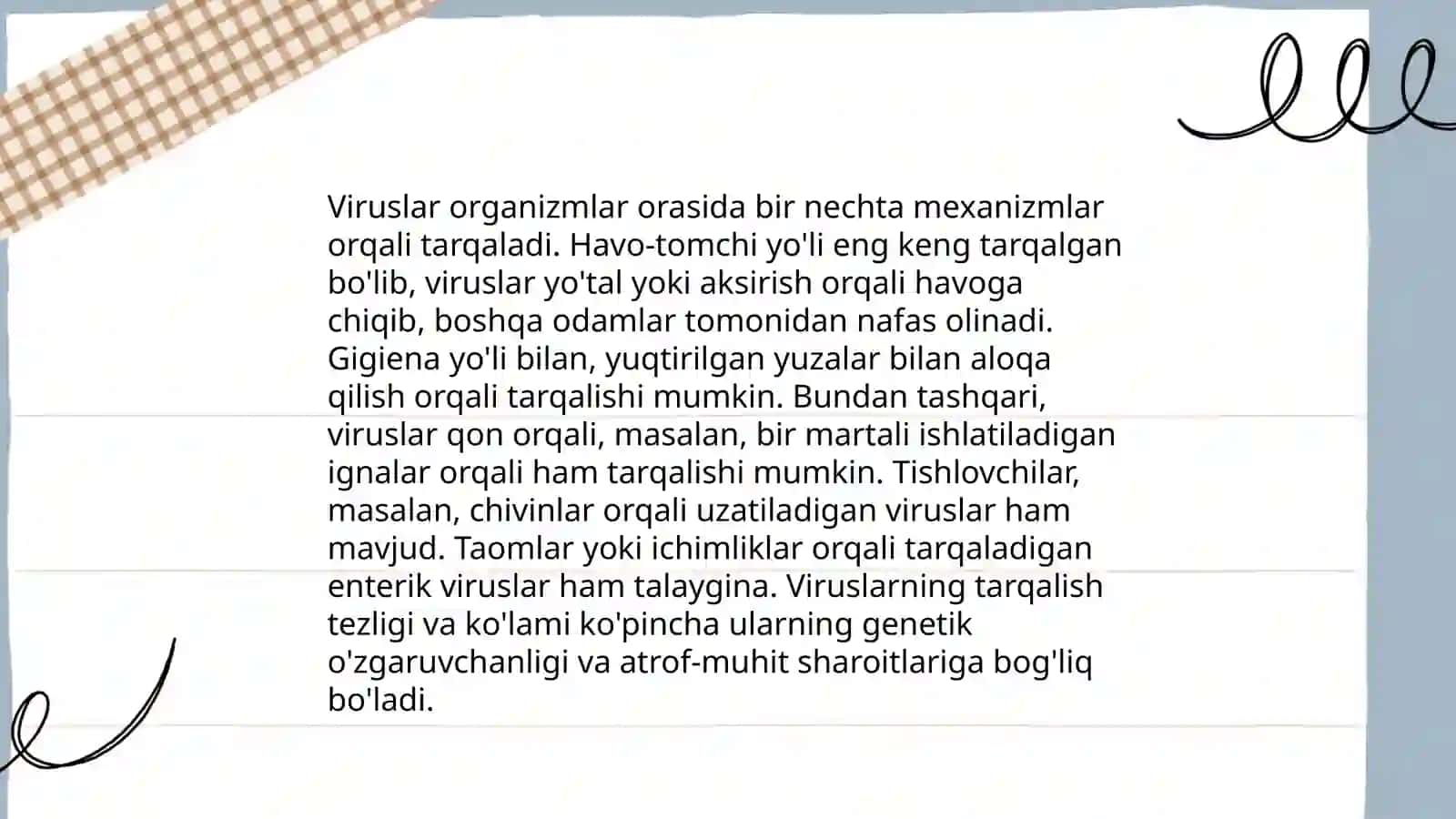 Viruslarning tabiatda tarqalishi 4
