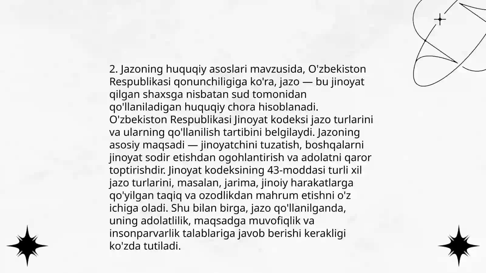 Jazo tushunchasi va uning tarkibi 4