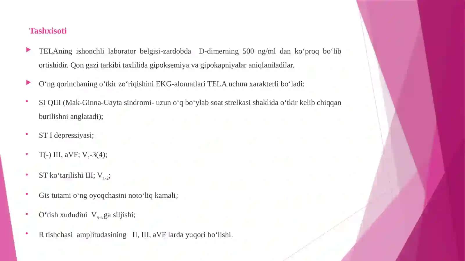 O‘PKA arteriYaSINING TromboemboLIYaSI 4