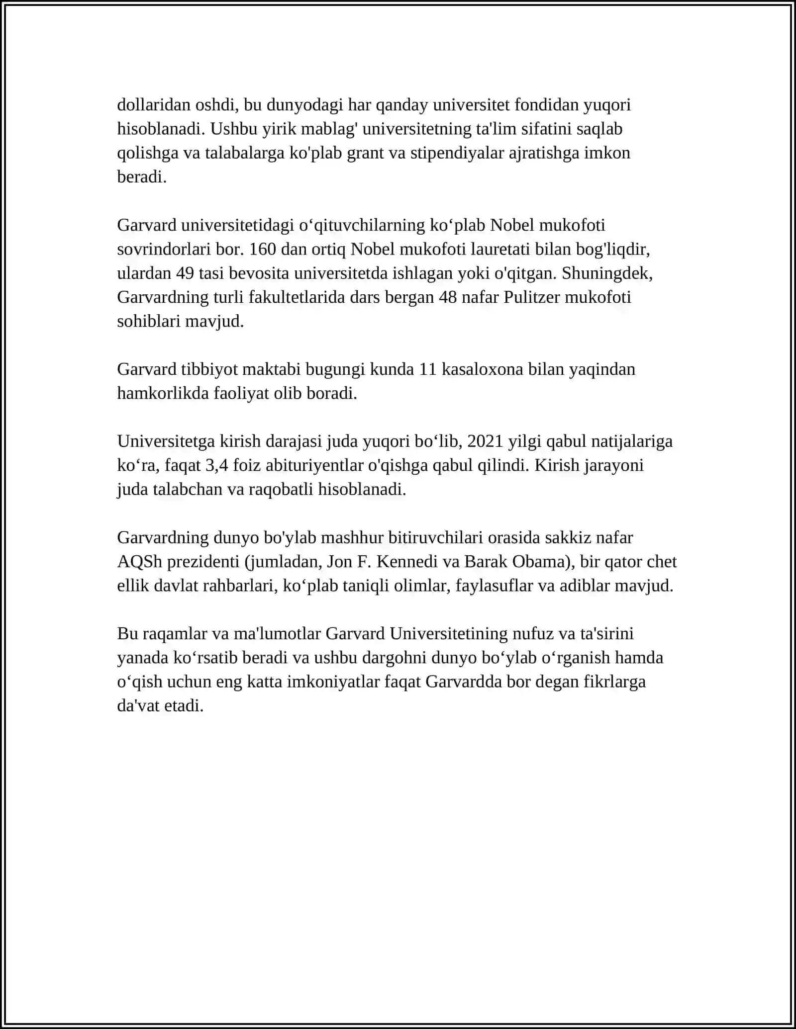 DUNYONING MASHHUR UNIVERSITETLARI 4