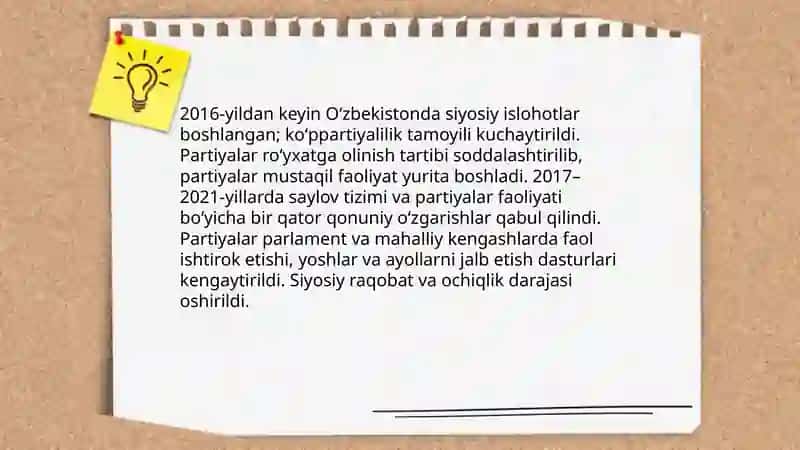 Oʻzbekiston Konstitutsiyasi va demokratik institutlarning shakllanishi 4
