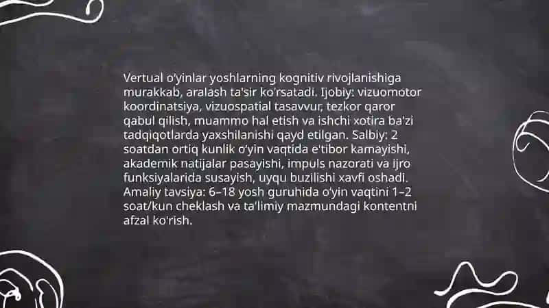 Vertual oʻyinlarning yoshlar ongiga ta'siri 4