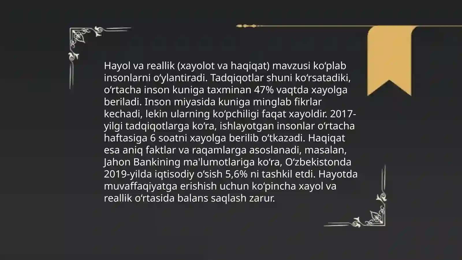 Hayol haqida tushuncha 4