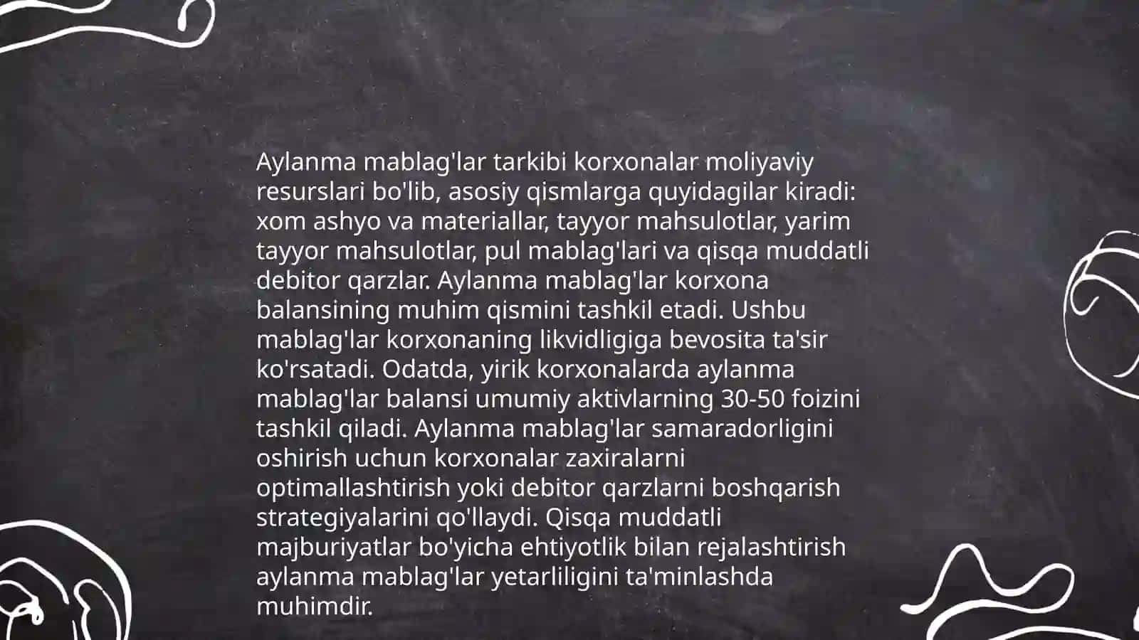 Aylanma mablag'lari 4