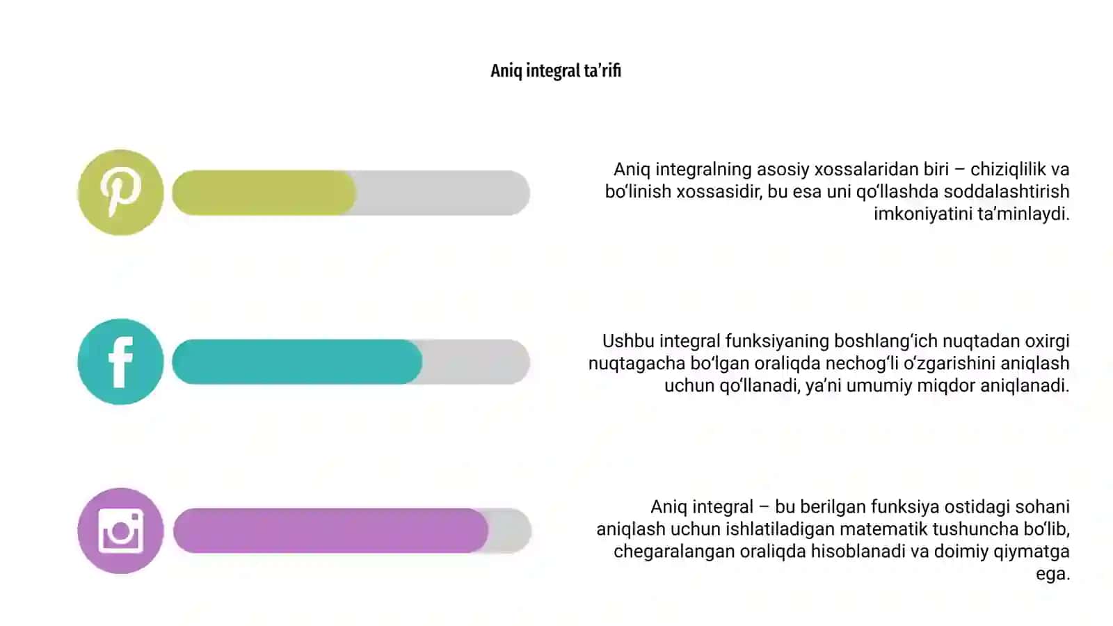Aniq integralning taʼrifi va xossalari 4