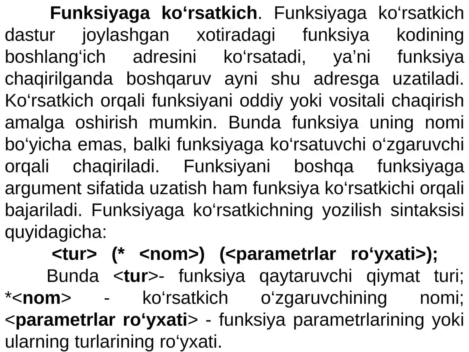 Ko'rsatkichlar 4