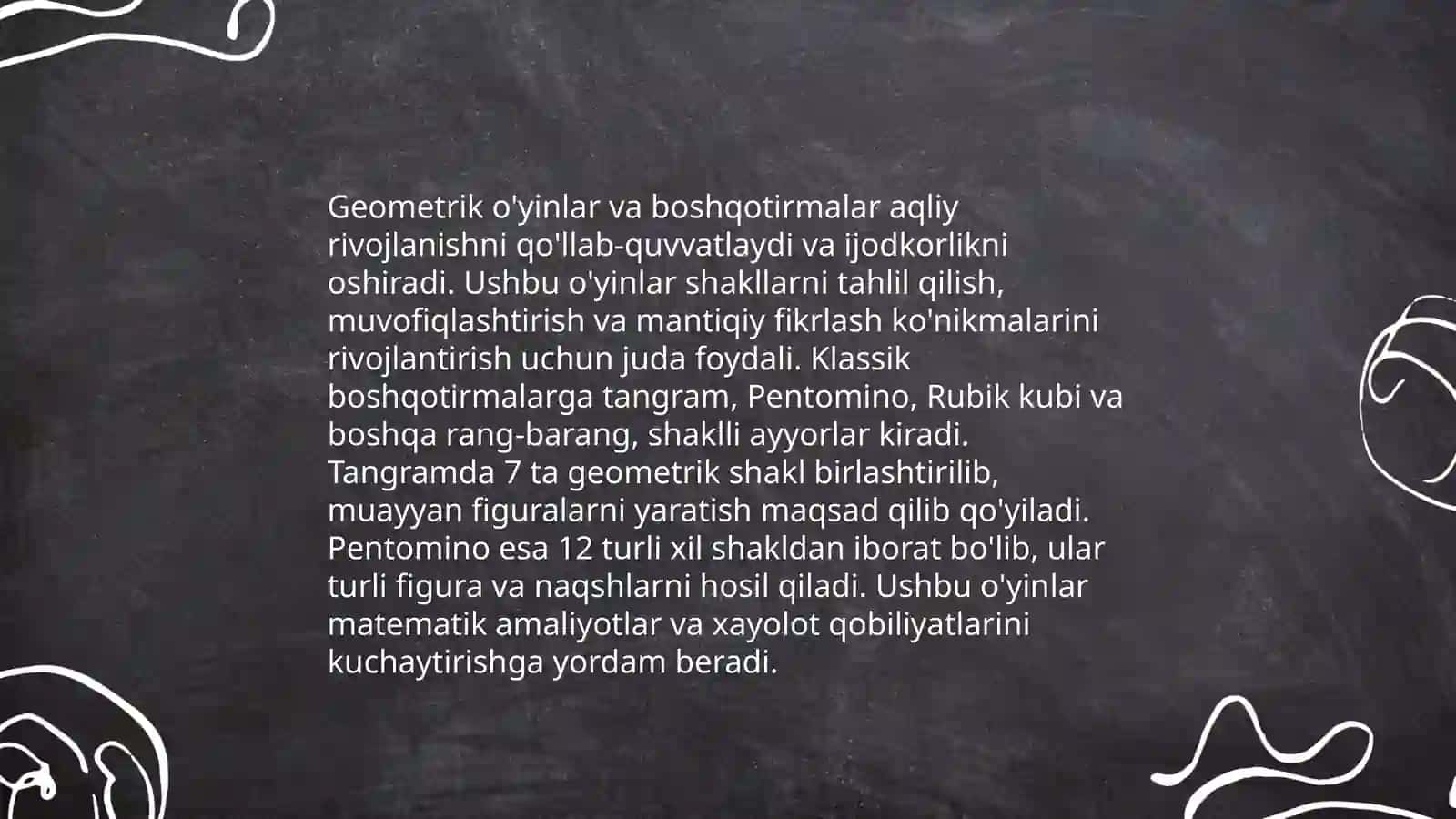Matematik quvvatlash masalalari 4