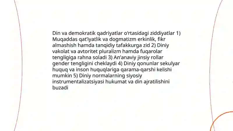 Din va demokratiya mafkurasi aqidaparastlik 4