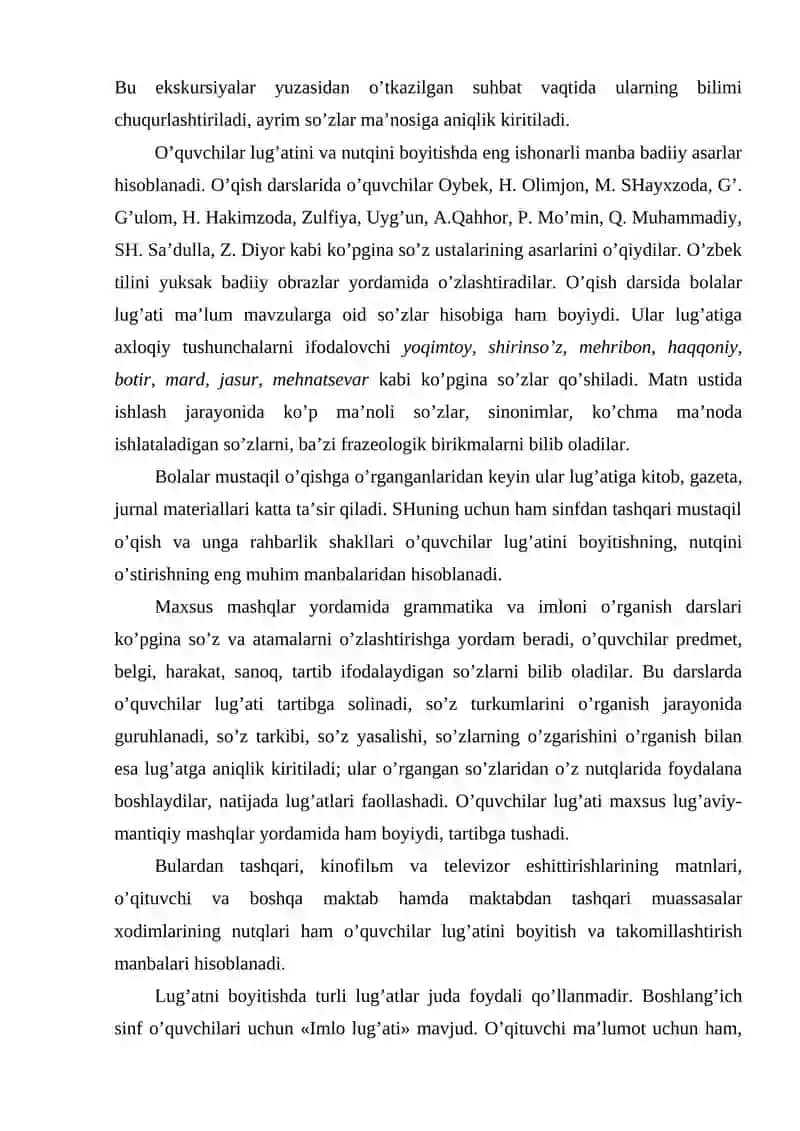 O'ZBEK TILINING IZOHLI FRAZIOLOGIK LUG'ATI OSTIDA ISHLASH 4