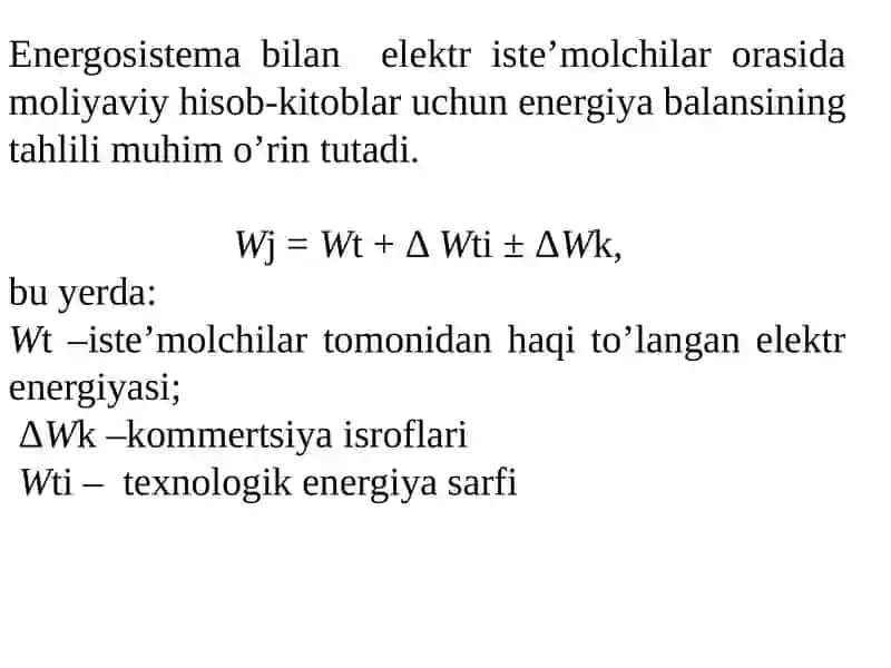 Elektr energiyasi isrоflarini kamaytirish 4