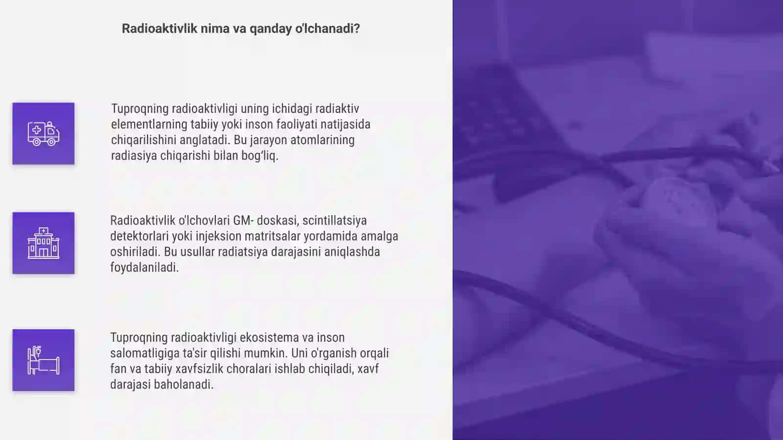 Tuproqning radioaktivligi 4