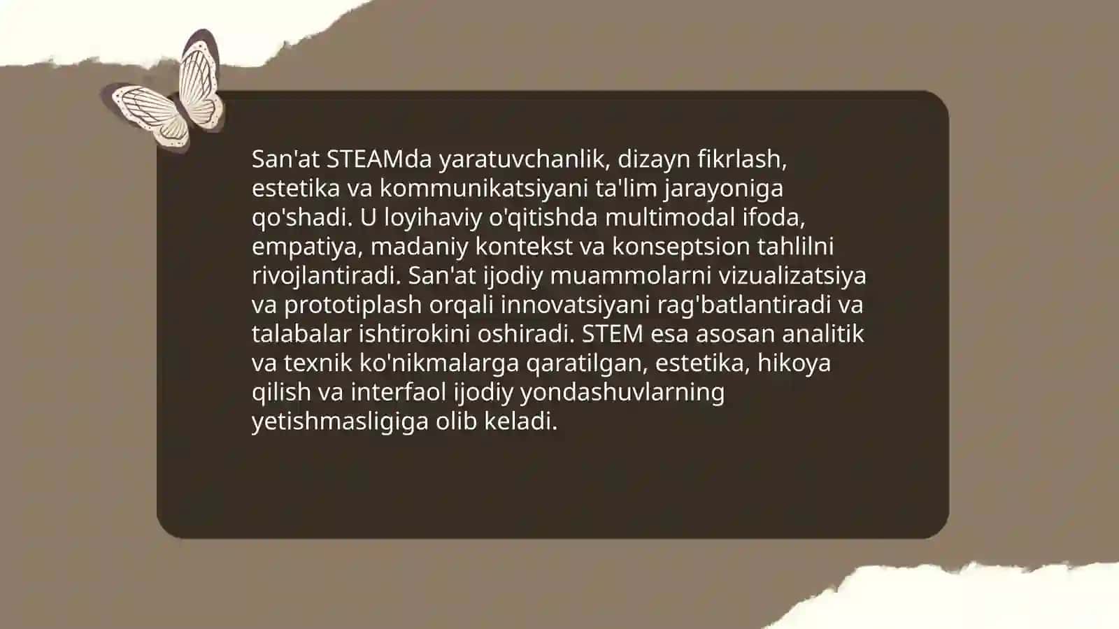 STEAM va STEM ta'limni farqi 4