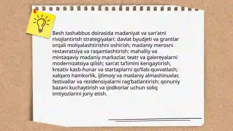 Besh tashabbus 4