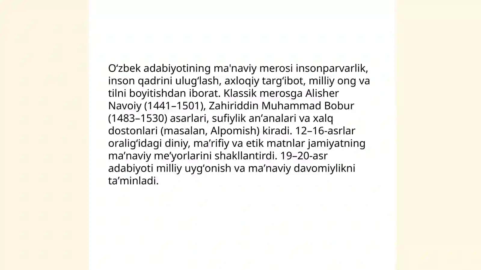 Adabiyot va ma'naviyat: nazariy asoslari 4