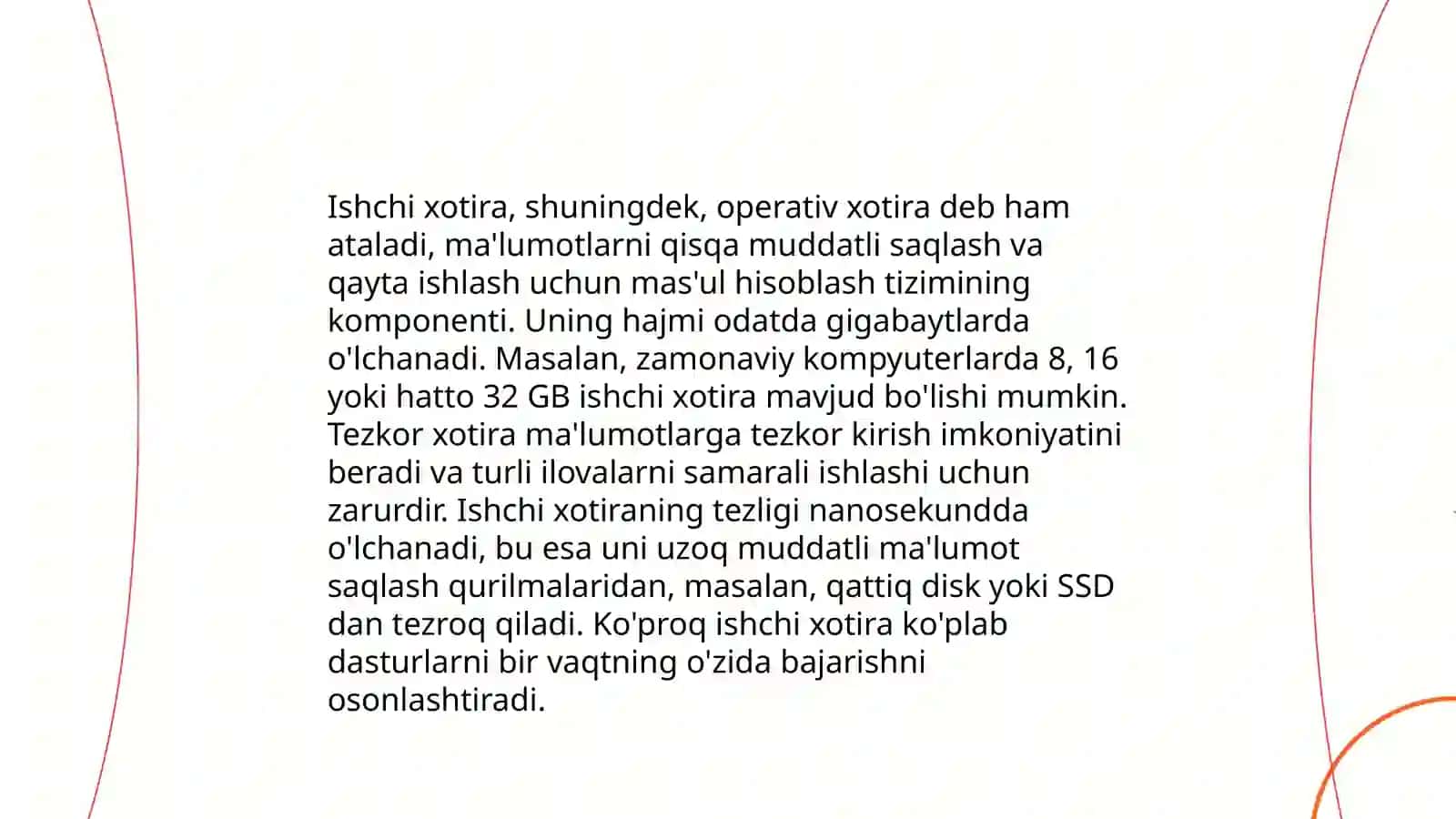 Xotira turlari va jarayonlari 4