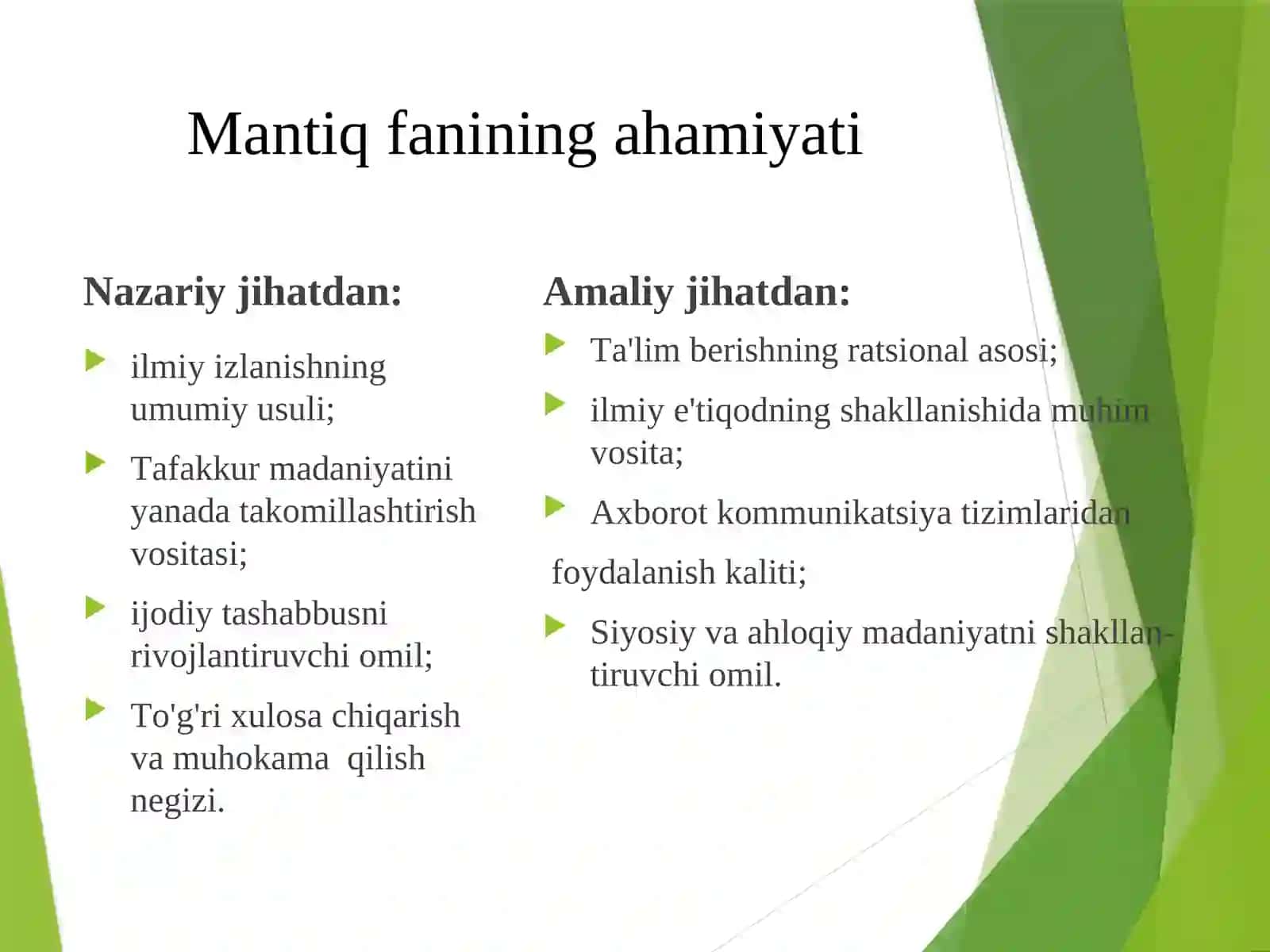 Mantiq (Logika) 4