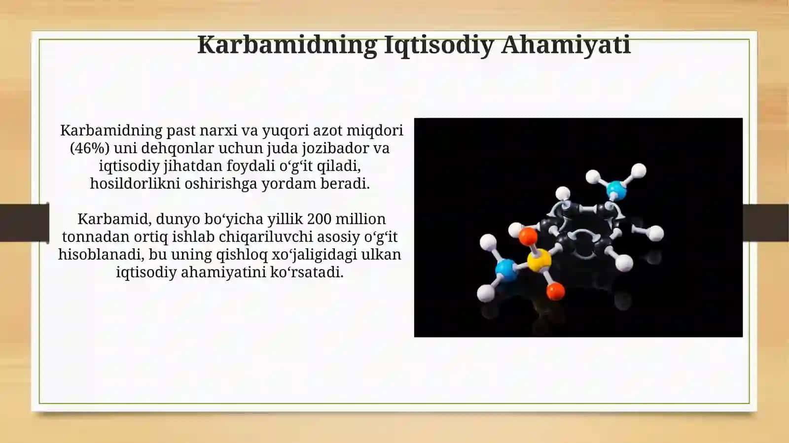 Karbamid sintezi 4