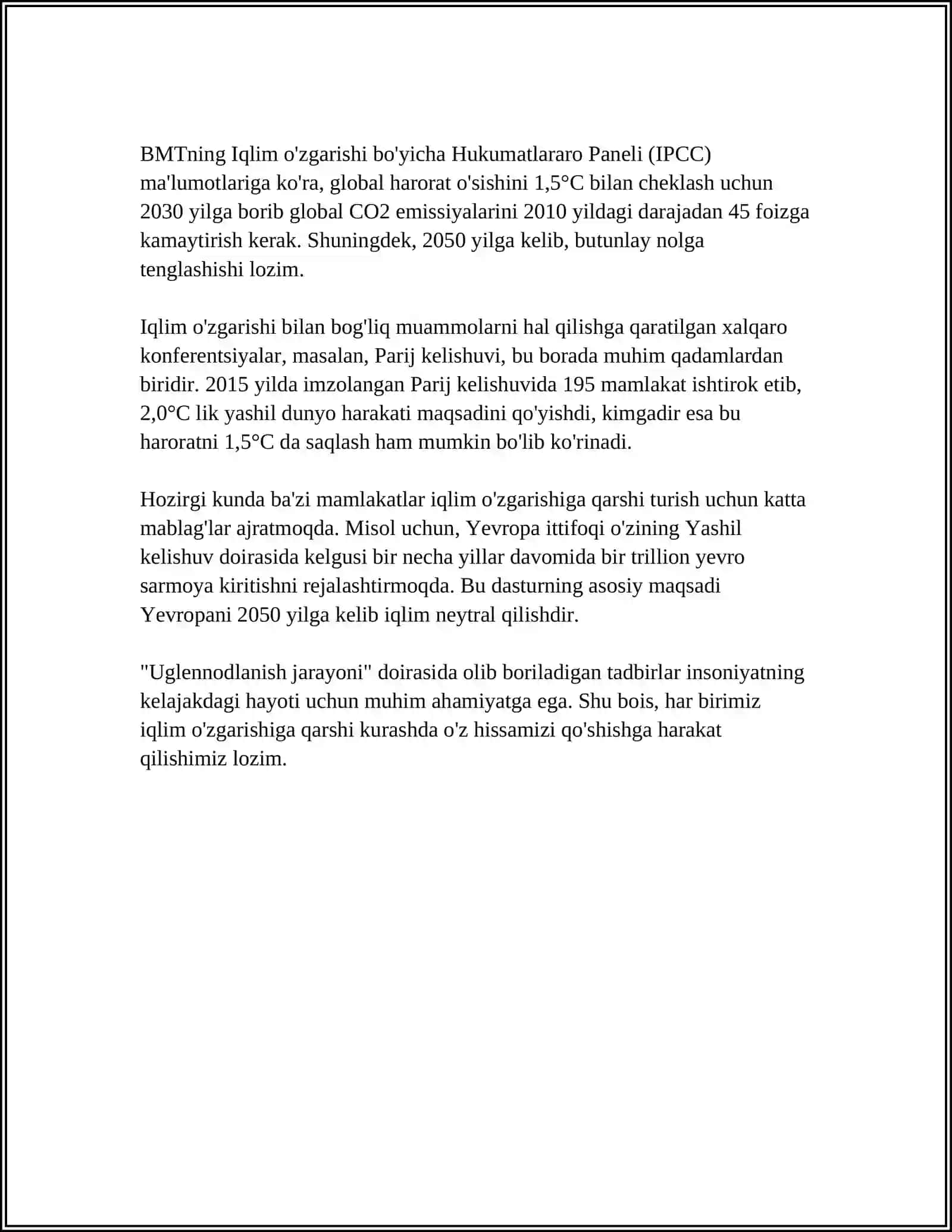 UGLERODNING XOSSALARI 4