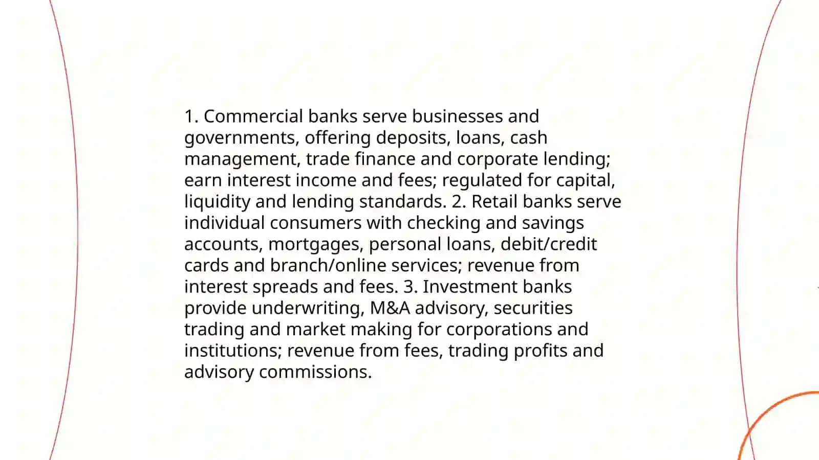 Banks - the basics 4