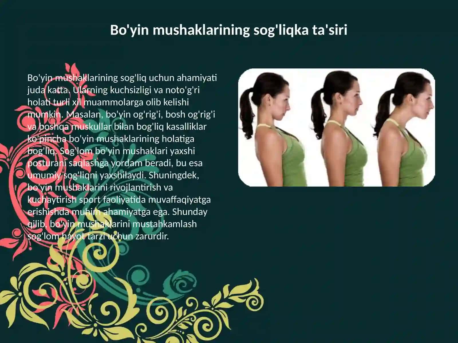 Bo'yin mushaklari anatomik tuzilishi 4