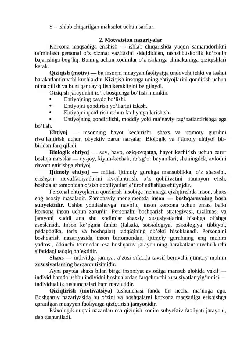 Xodimlarni motivatsiyalash 4