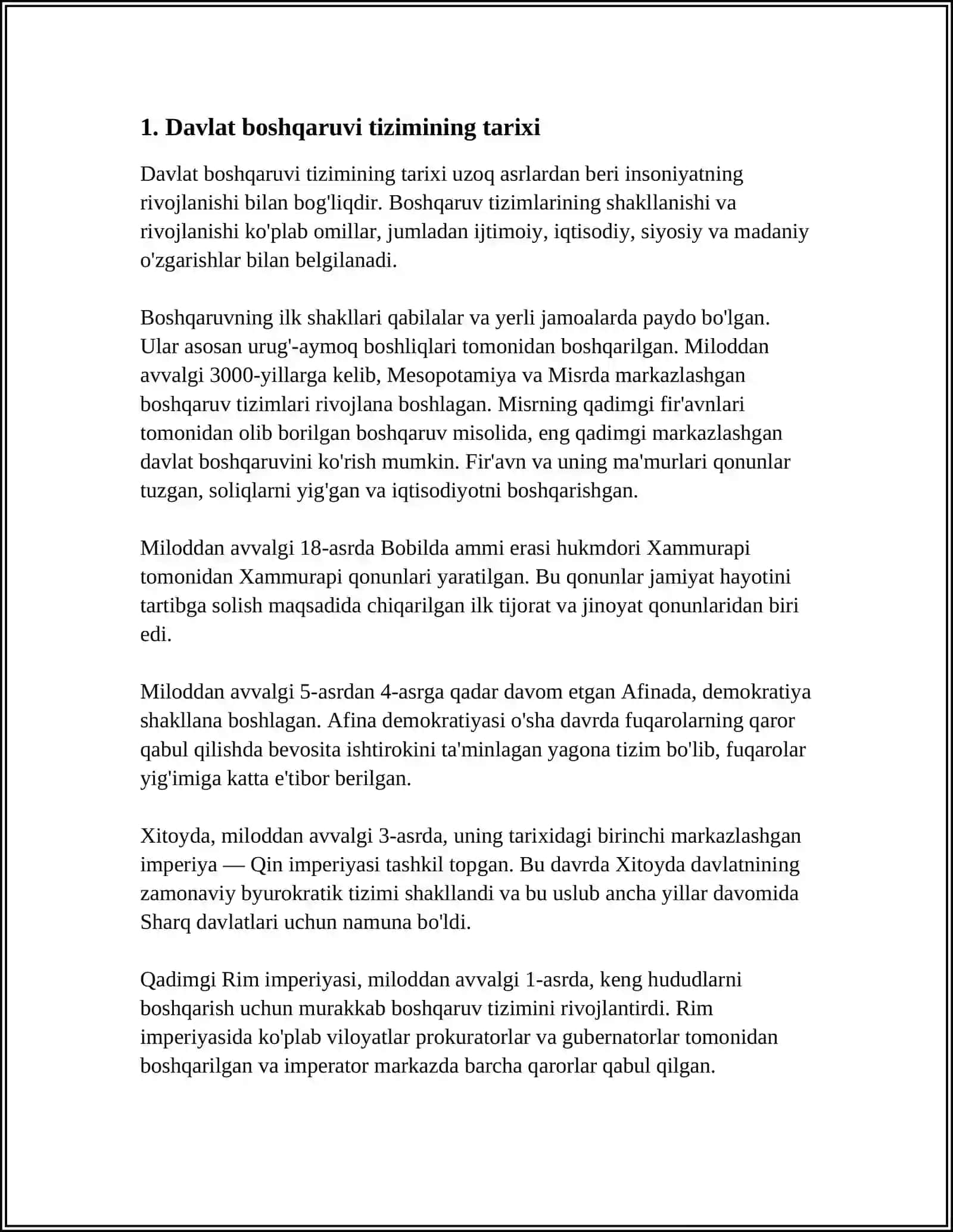 OʻZBEKISTON RESPUBLIKASI DAVLAT BOSHQARUV TIZIMI 4
