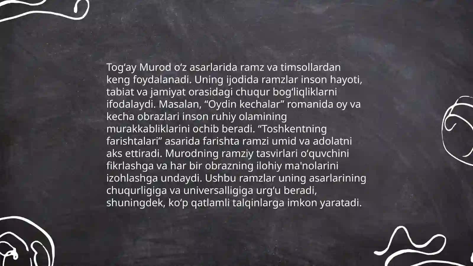 Togʻay Murod asarlarining badiiy tili 4