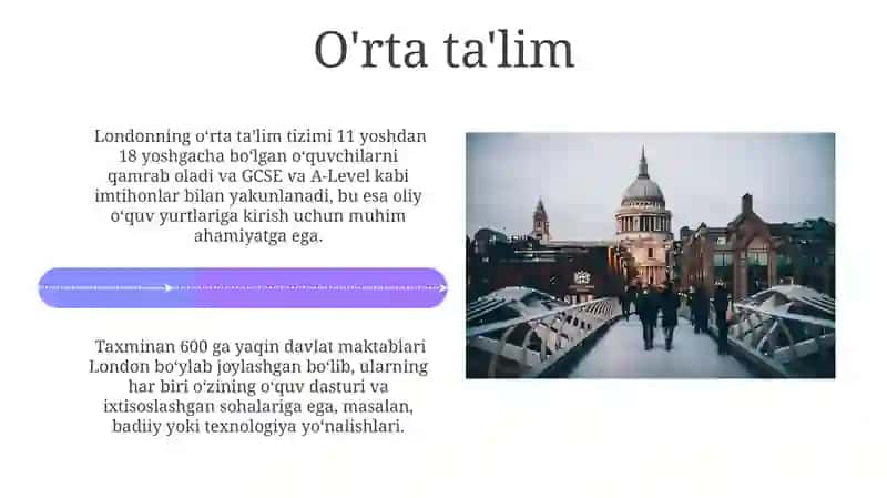 London ta'lim tizimi 4