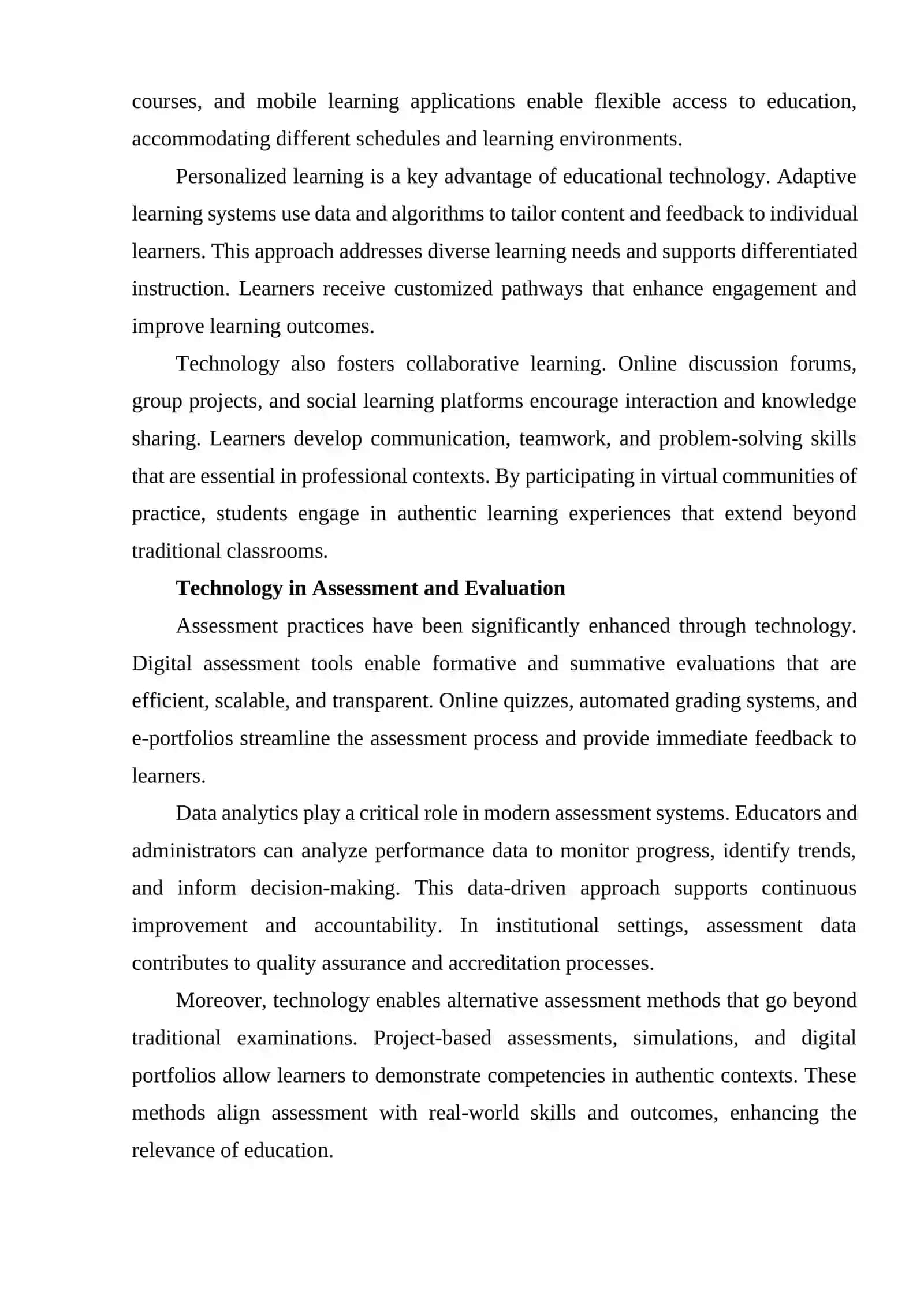 The Role of Technology in Education 4