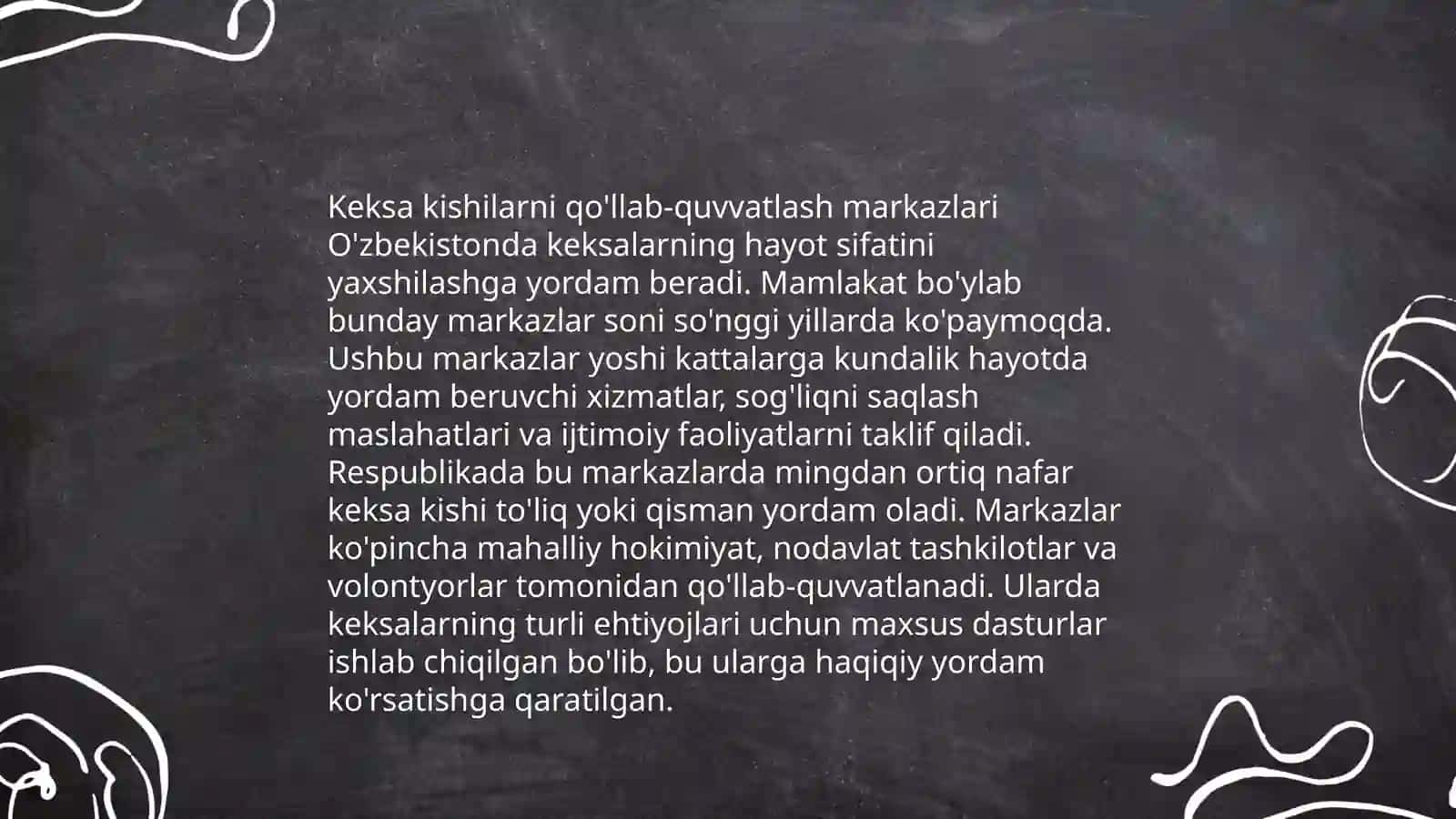 Keksa kishilarga ijtimoiy ish ko'rsatish 4