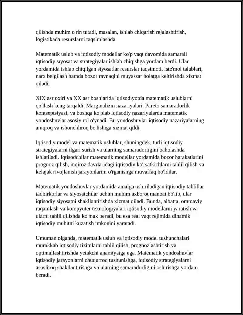 IQTISODIYOTDA ILK MATEMATIK USLUBLAR 4