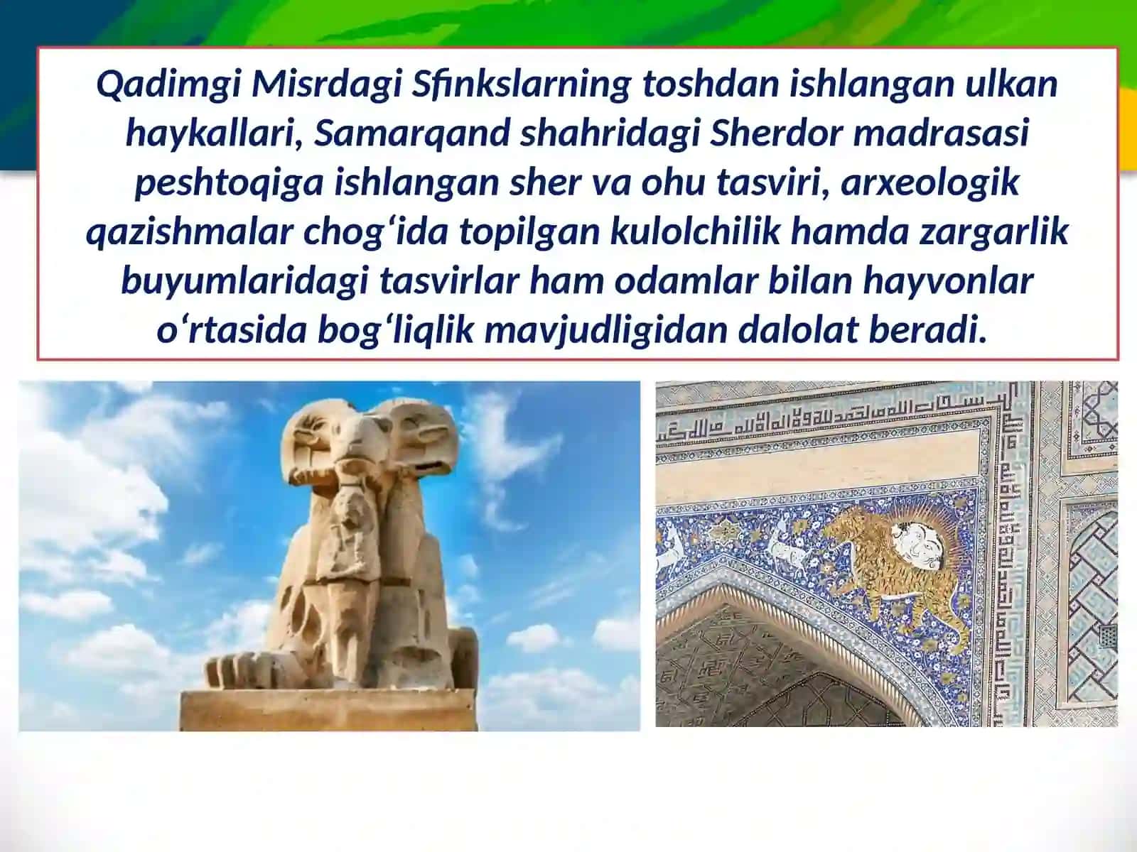 «Tuya bilan bo‘taloq» mavzusida haykal ishlash 4