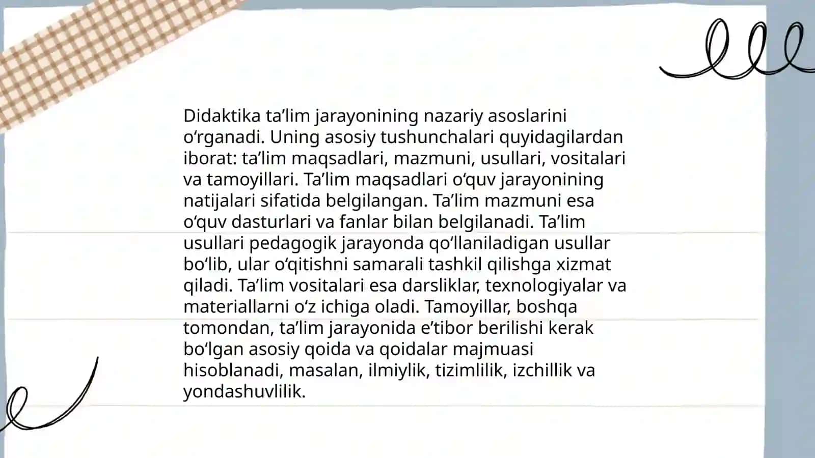 Didaktika haqida tushuncha 4
