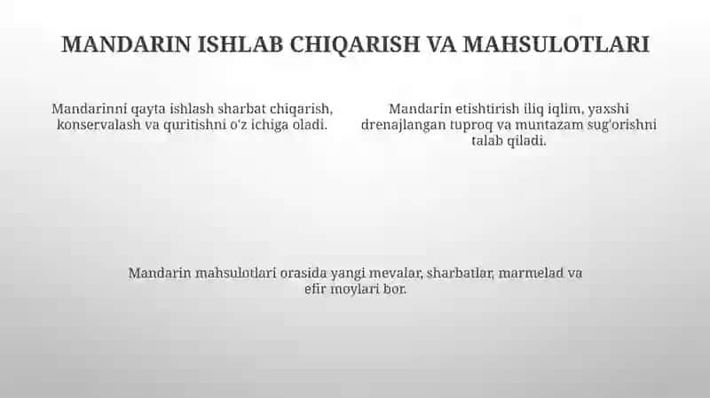Mandarin yetishtirish 4
