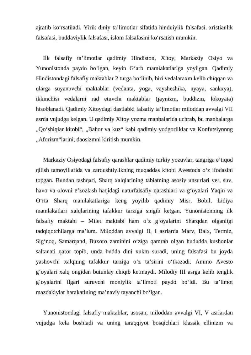 falsafa tushunchasining kelib chiqishi 4
