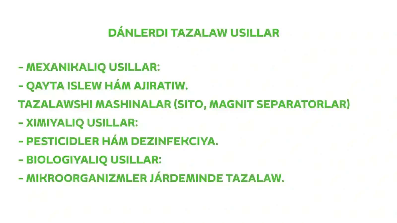 DÁNDI TAZALAWDA PAYDALANILATUǴIN ÚSKENELER HÁM MASHINALAR 4