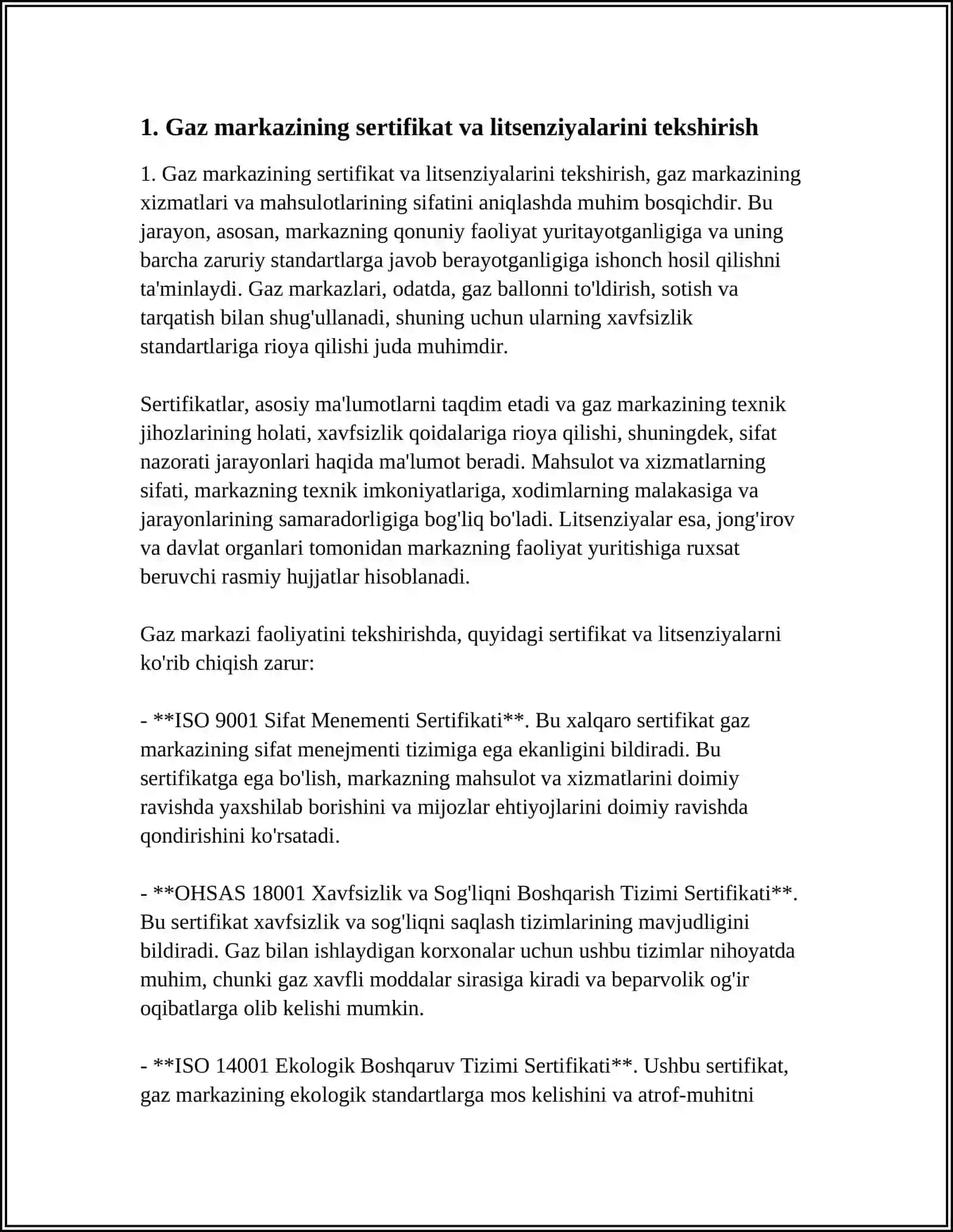 ENG SIFATLI GAZ MARKAZI QANDAY ANIQLANADI 4