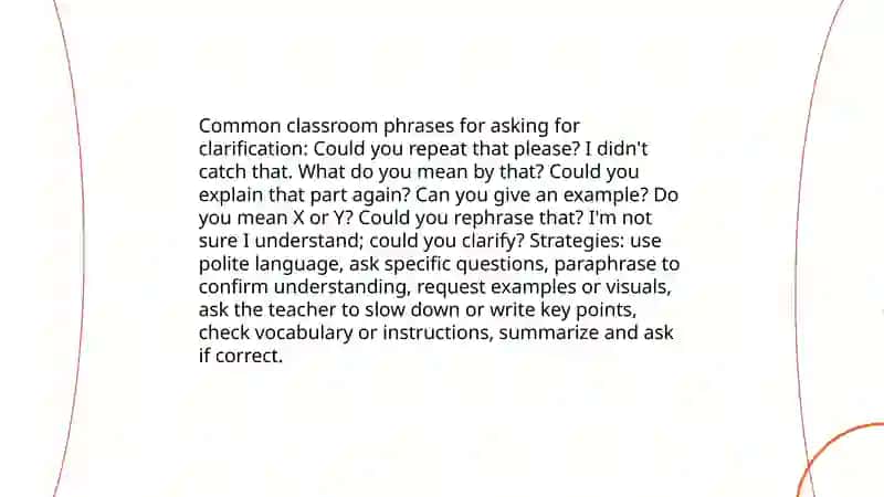 Classroom language 4