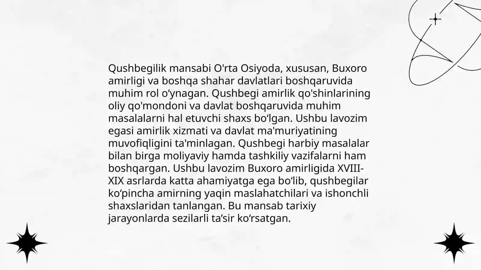 Buxoro amirligi qushbegisi fondi 4