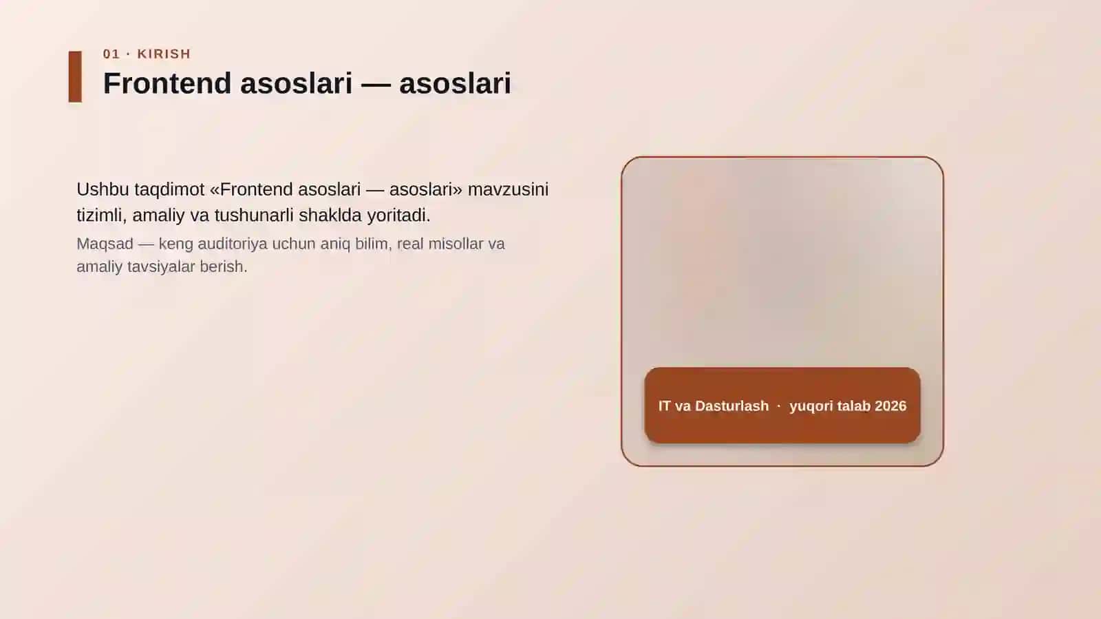 Frontend asoslari — asoslari 4